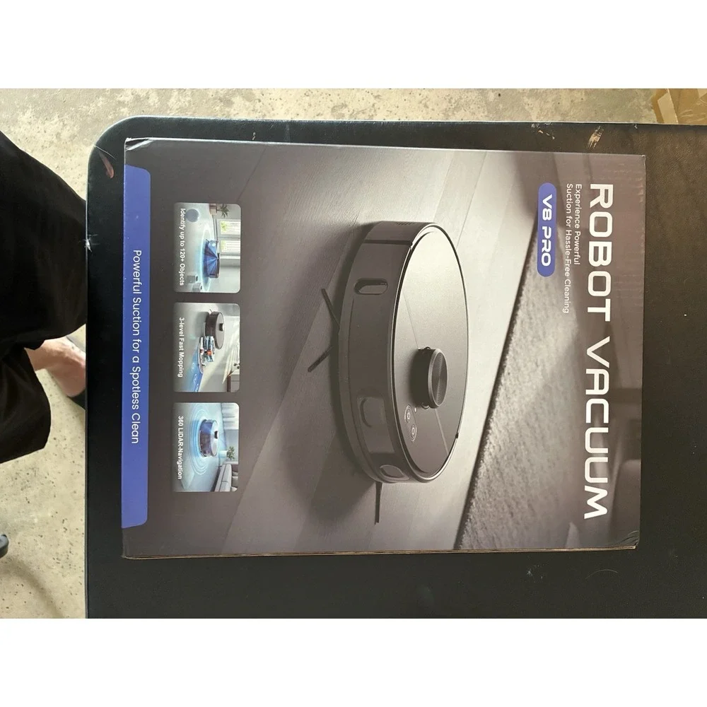 ORYZOM Robot Vacuum V8 Pro Fully Automatic Cleaning w/ Mopping Function & Kit